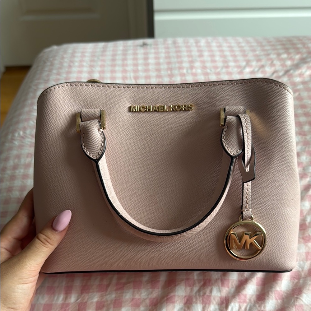 Michael Kors Pink Satchel Luxurious Design